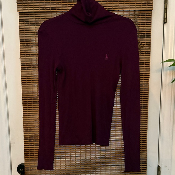 Ralph Lauren Deep Purple Long Sleeve Top - Picture 1 of 2
